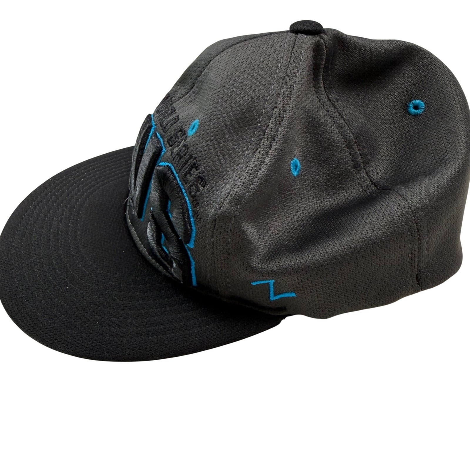 Zephyr College World Series Cws Hat Men Small Gray Blue Fitted Baseball Cap Ncaa